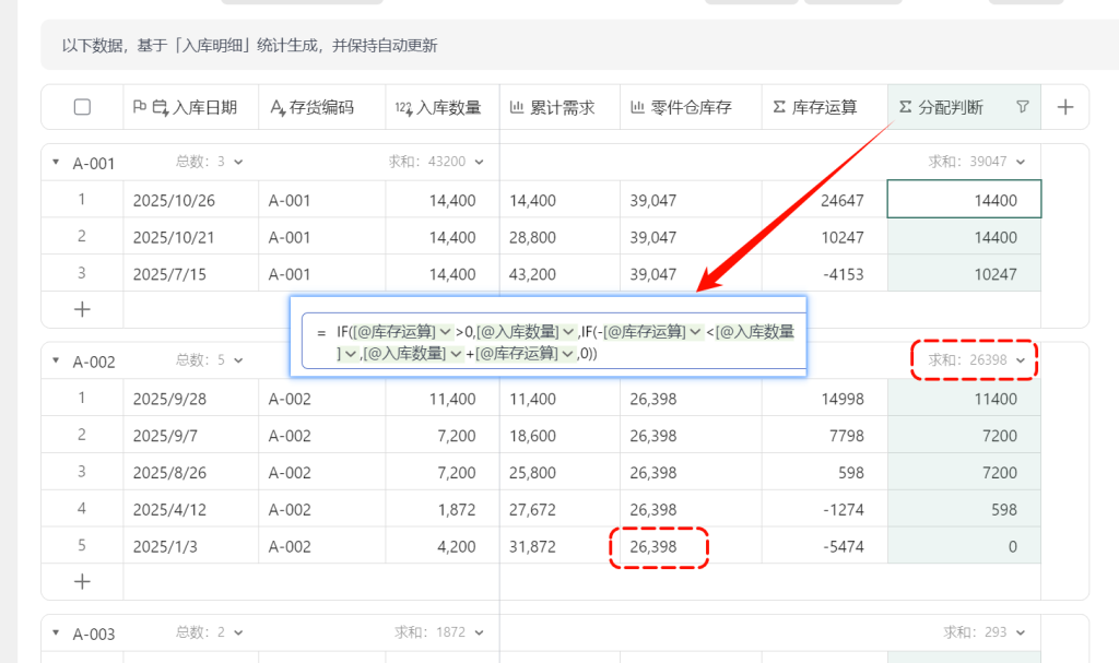 多维表格:自建精细化库龄分析小工具 - 3