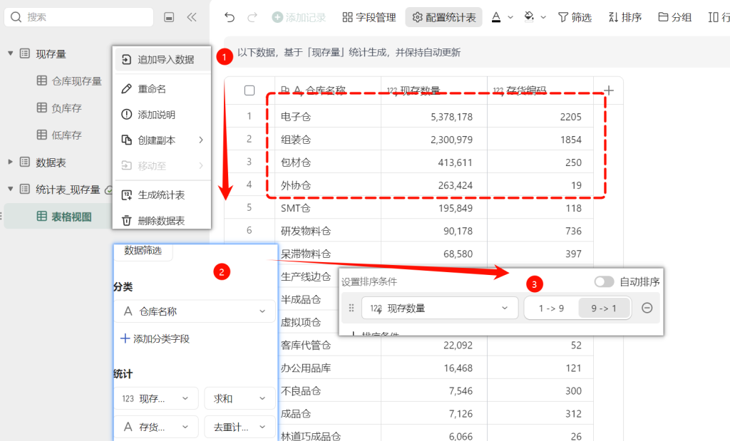 传统表格 vs 多维表格:录入函数与鼠标点击