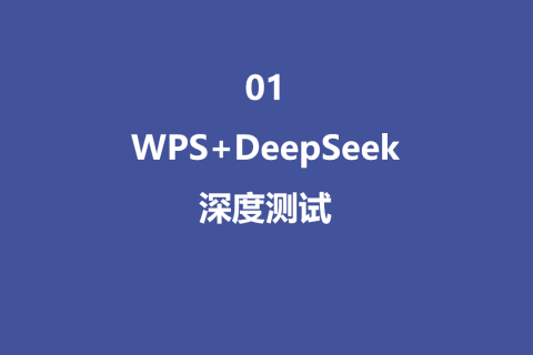 WPS加DeepSeek 的尝试结合测试 -1
