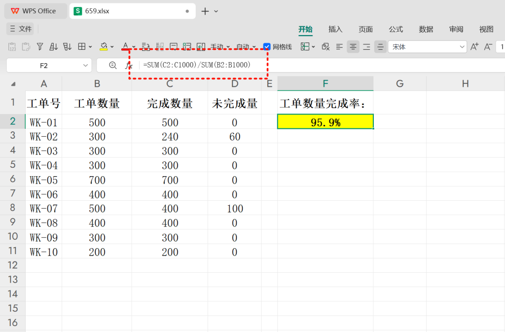 PMC表格模型19:订单统计分析模型
