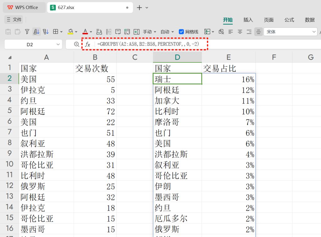 提升效率:运用动态数组函数简化PMC占比分析