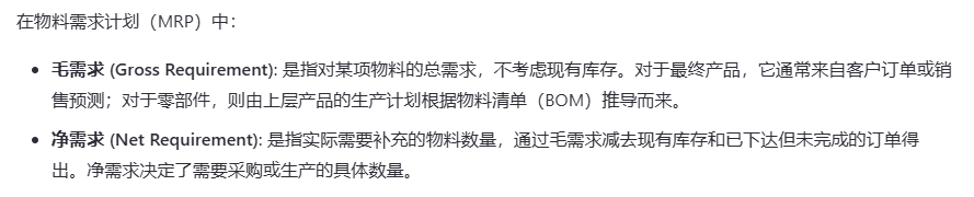 MRP原理笔记