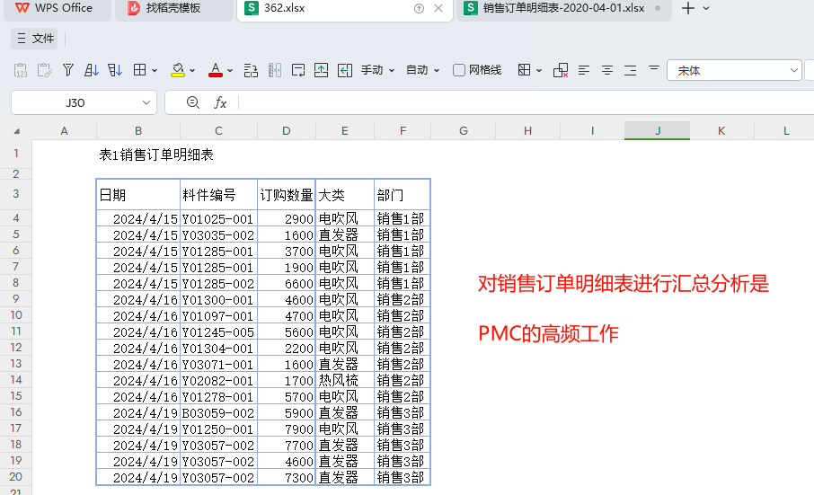 革新数据透视体验：WPS PIVOTBY函数在销售订单分析中的实战运用