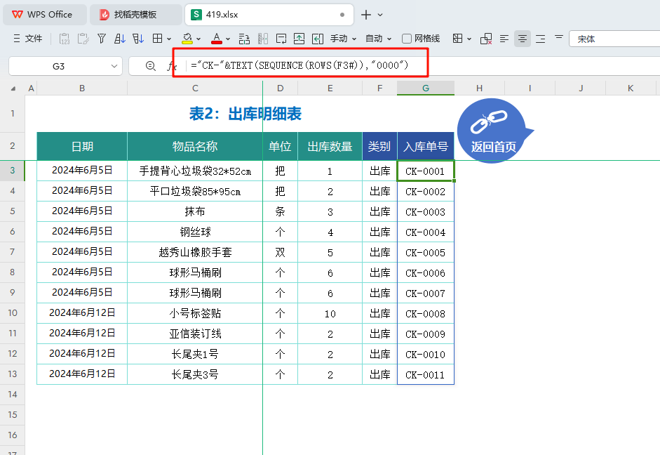 WPS表格打造高效库存管理:小型工厂仓储优化实战