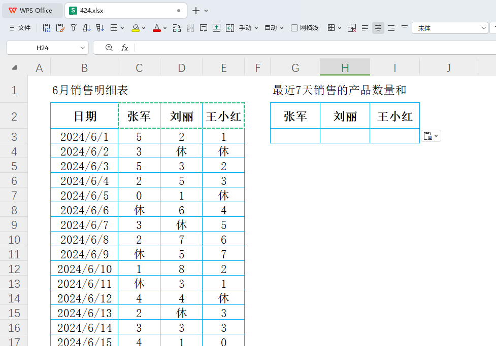 自动化WPS表格助力PMC:高效追踪7日销售绩效