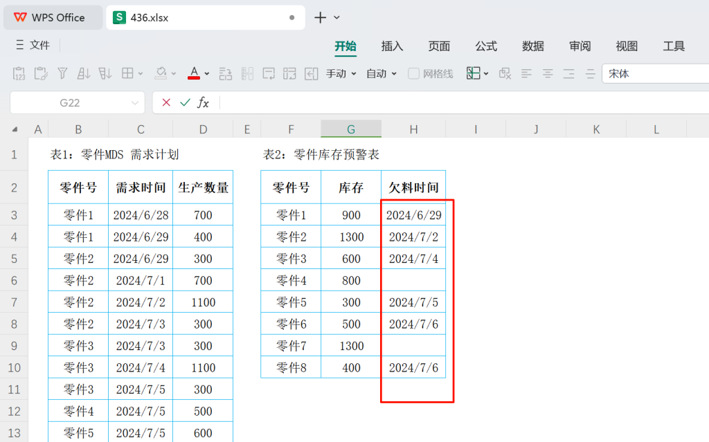 告别手动盘点:SCAN加REUDCE函数自动化公式精准预测缺货时间