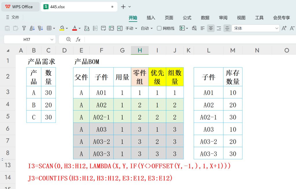 BOM优化实战:从一级子件到缺料计算的系统化攻略
