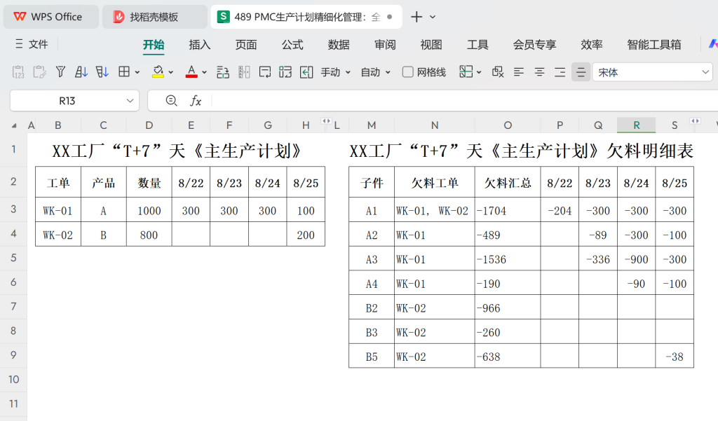 PMC生产计划精细化管理:全自动每日欠料齐套-8