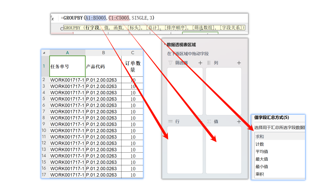 WPS表格升级实战:GROUPBY(GBY)函数在PMC生产数据分析的应用 -1
