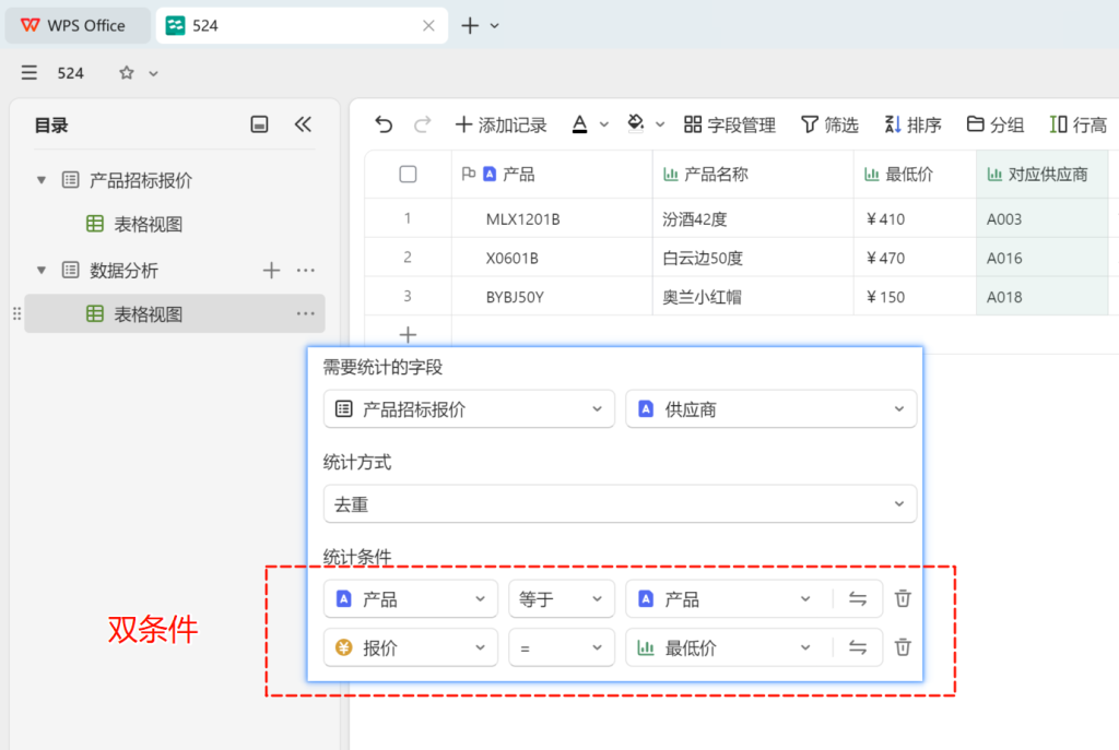 从数据清洗到智能分析:小刘如何用WPS多维表格解决供应链难题