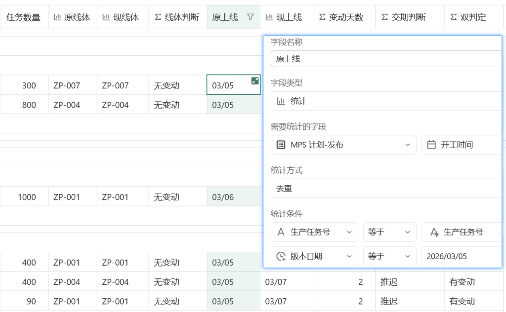 🚀 第45天:用多维表格“手搓”一个简易ERP(计划变更智能分析篇)