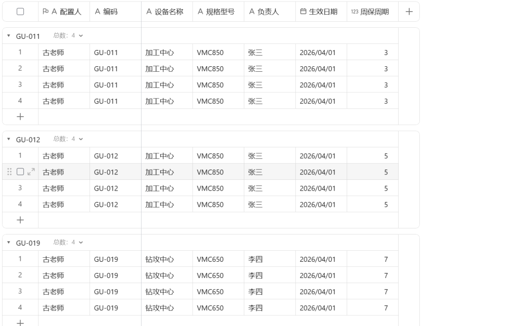 🚀 第71天:让时间会说话-多维表格打造“智能周保计划生成器”