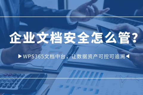 企业文档安全怎么管？WPS 365文档中台，让数据资产可控可追溯