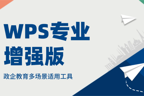 WPS专业增强版，政企教育多场景适用工具