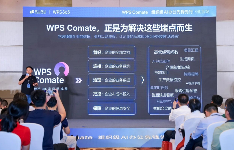 市场占有率高的办公协作软件:WPS Comate的组织级AI落地路径